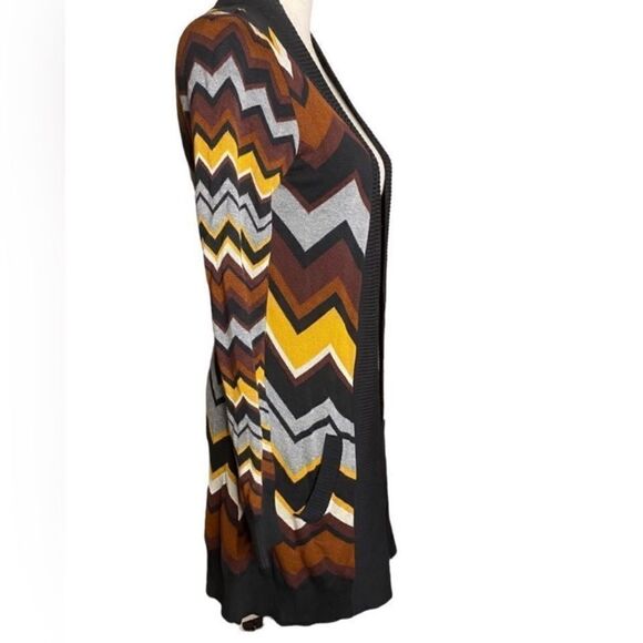 Missoni for Target Sz Sm Multi Colored Chevron Open Front Long Cardigan
Sweater - Picture 2 of 5